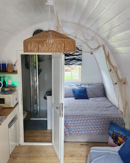 Glamping Pods #1 £85pp.   Midweek special Oct & Nov £50pp